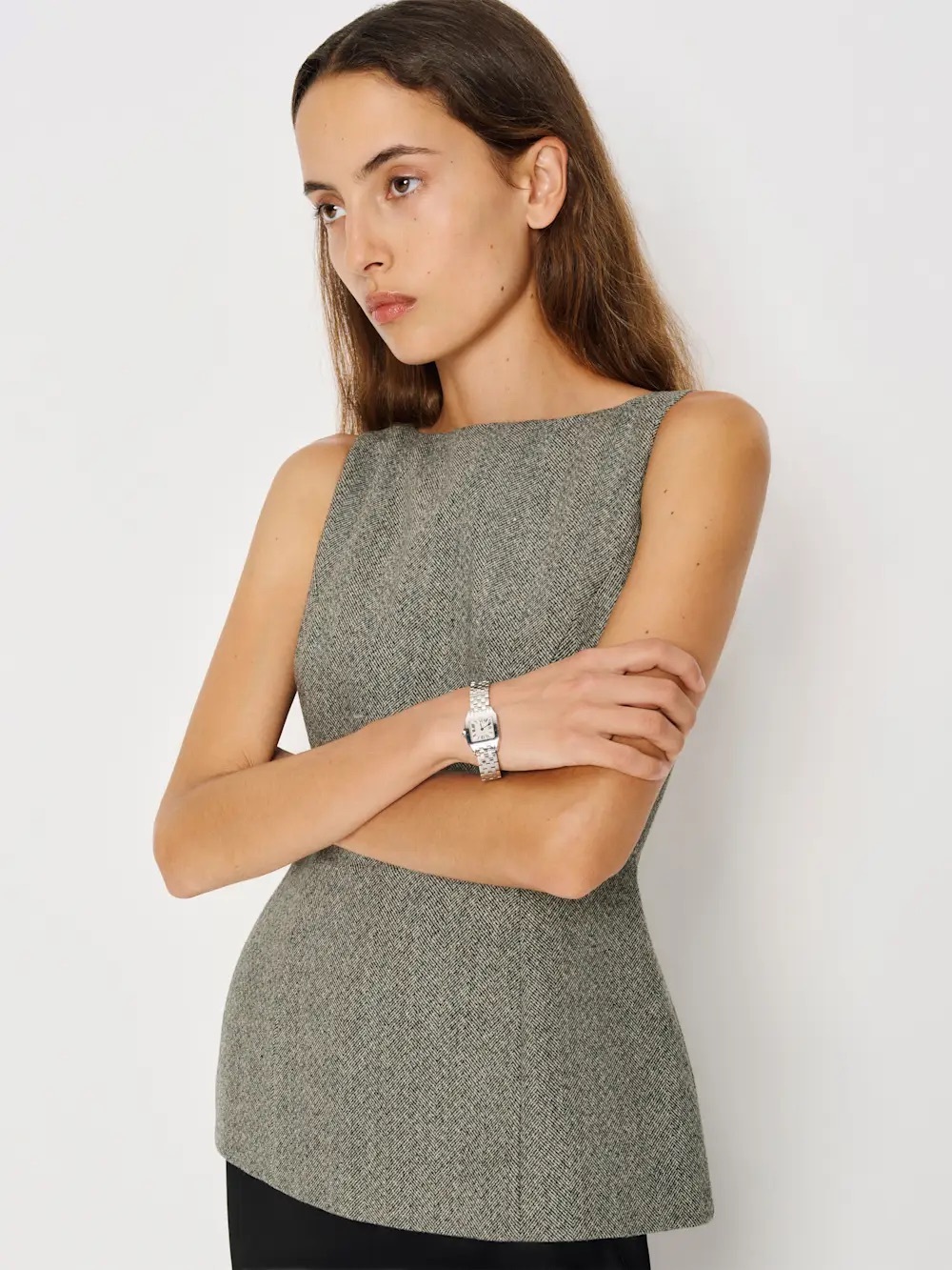 Reformation Nolyn Top in Earl Grey
